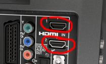 Televizorni kompyuter va noutbukga HDMI orqali ulash