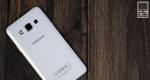 Rishikimi i telefonit inteligjent Samsung Galaxy A3: elegant