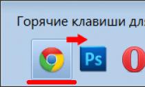 Använda snabbtangenter i Yandex